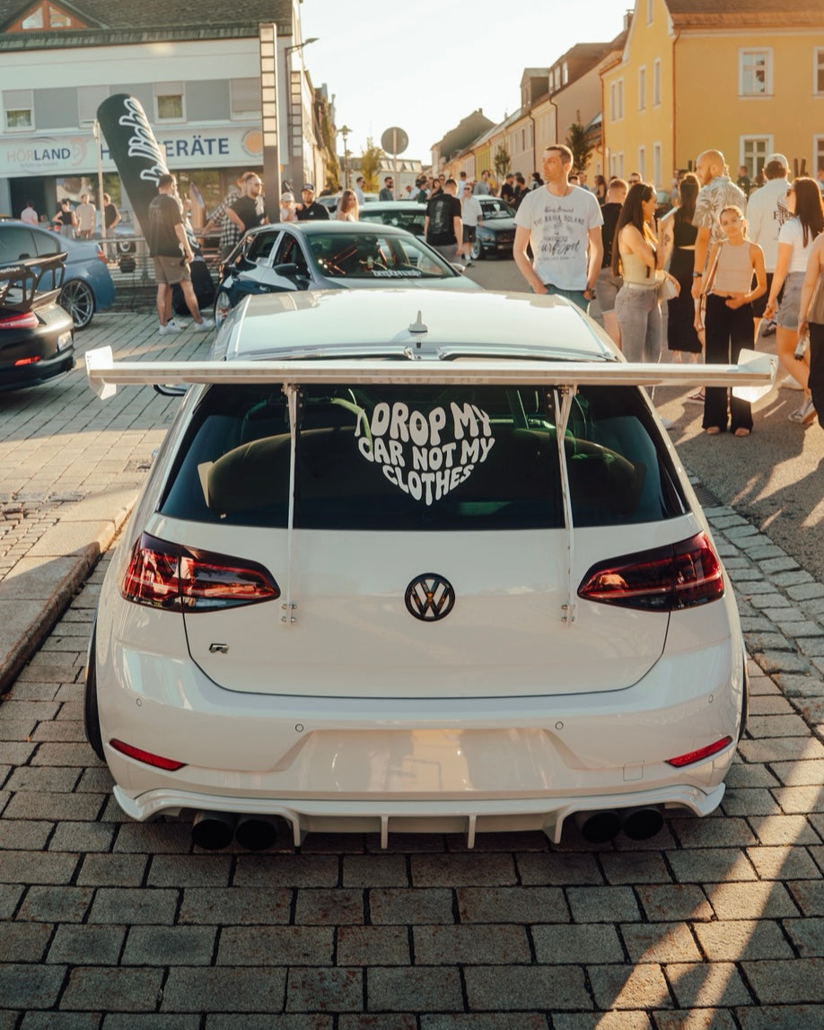 I drop my car heart Sticker