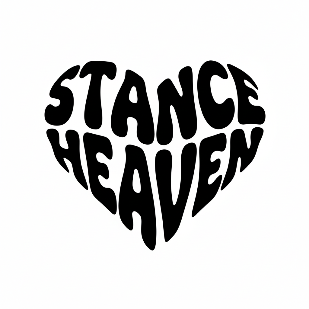 Stance Heaven heart Sticker