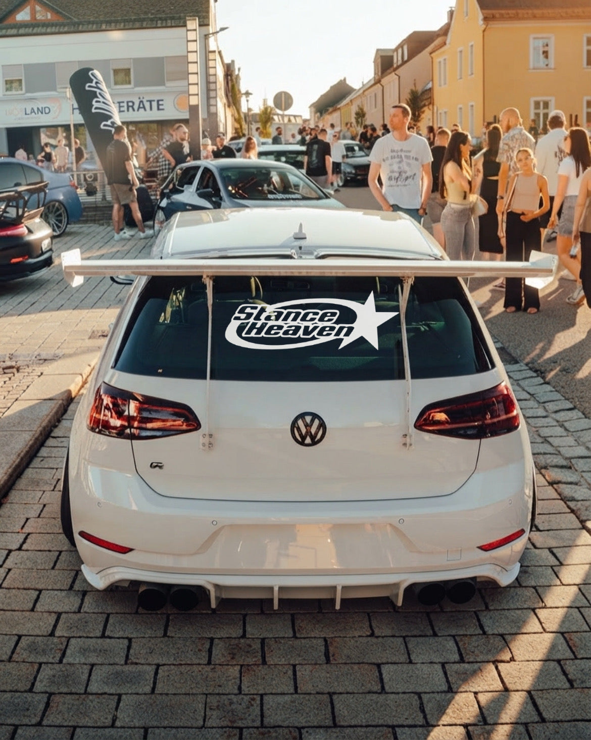 Stance Heaven ellipse Sticker